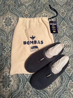 Bombas Men's Cool Smoke Sherpa Slip-On Slippers